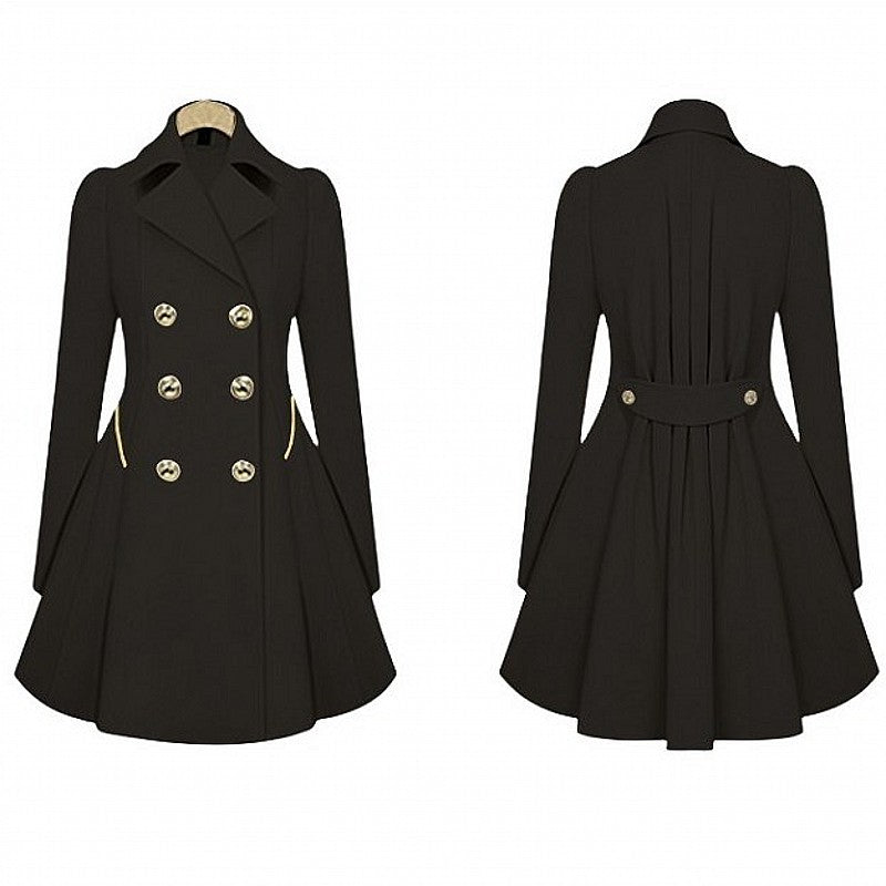 Mid-length commuter coat