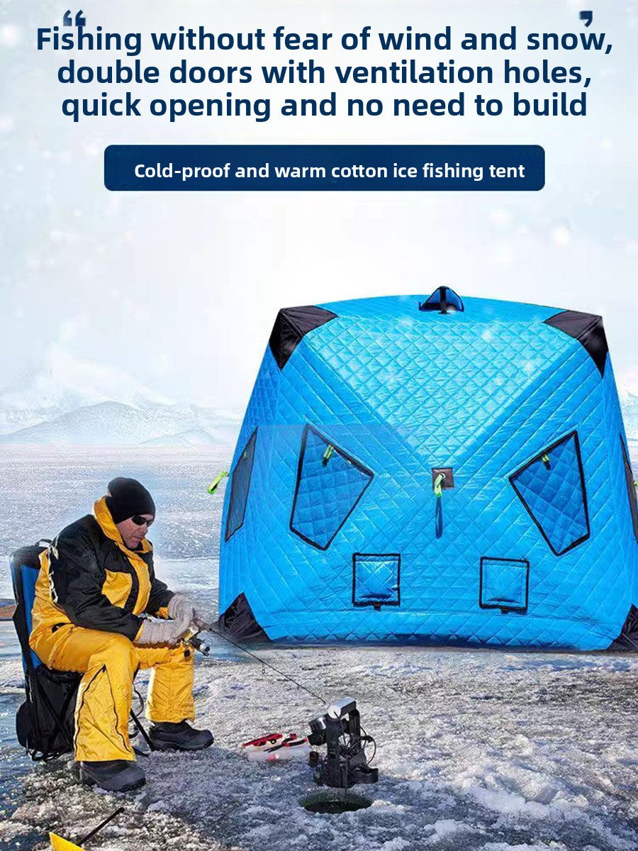 Outdoor fishing with cotton tent