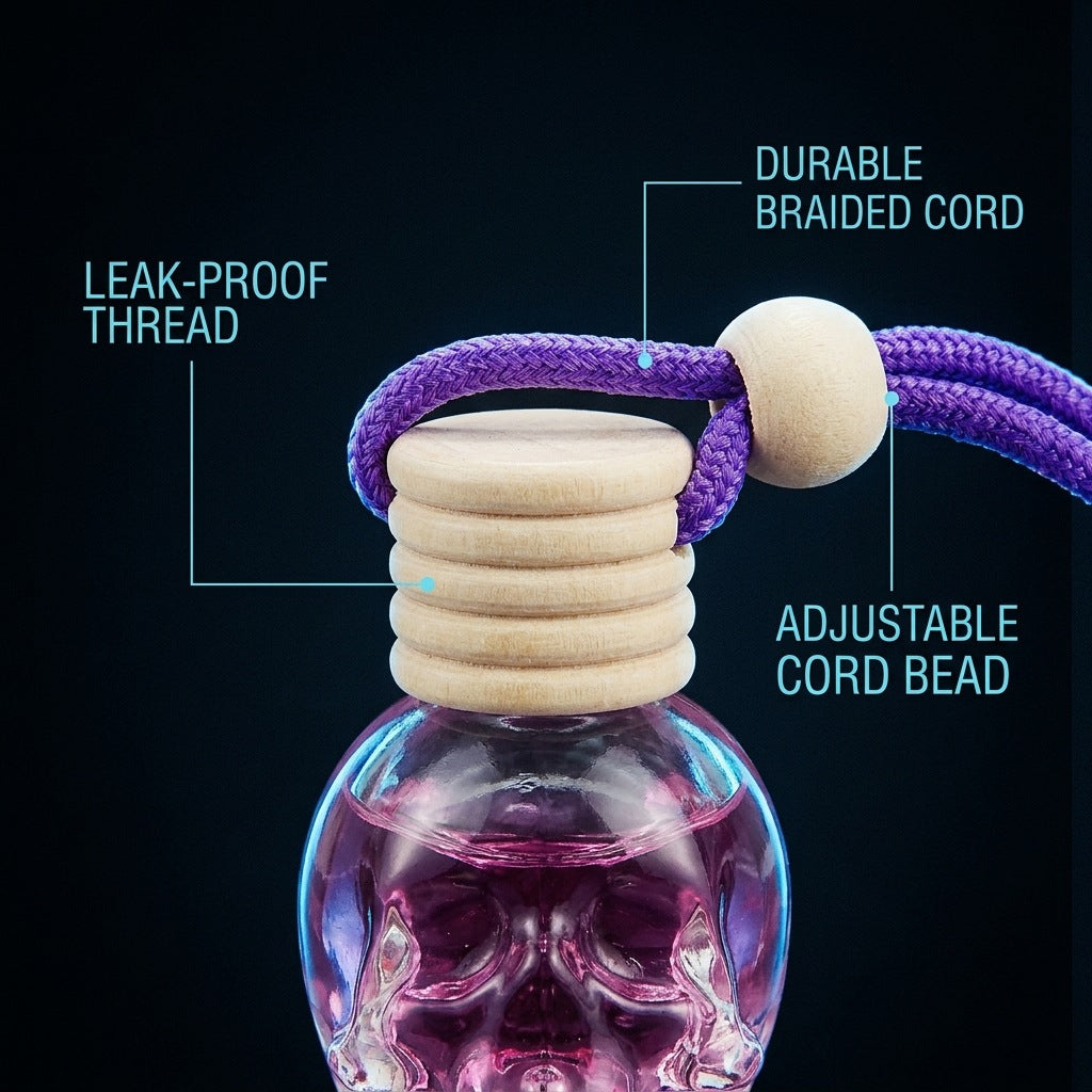 Halloween Skull Car Perfume Glass Diffuser