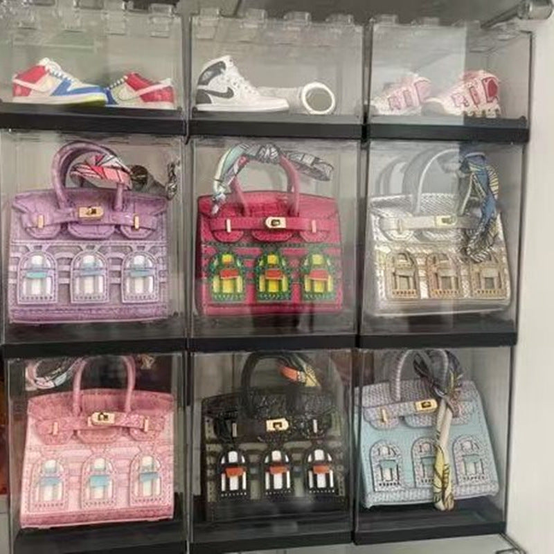Stackable Acrylic Display Case with Dustproof Cover