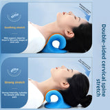 Cervical Massage Corrector Traction Pillow C-Shaped Neck Support, Neck Protection