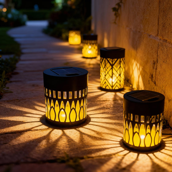Solar Powered Outdoor Garden Light with Decorative Patterns Outdoor & Pond Lighting product image 2