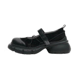Velcro thick-soled Mary Jane women's shoes