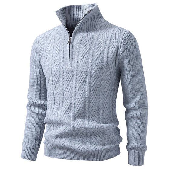 Men's short-sleeved knitted cardigan