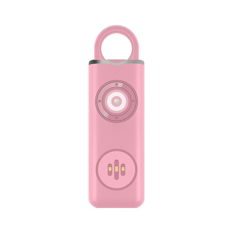 Rechargeable Personal Alarm Keychain with LED Light