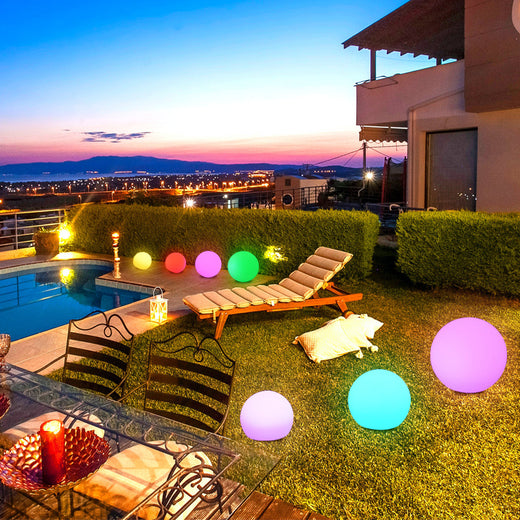 LED Solar Ball Light Outdoor Decorative Sphere