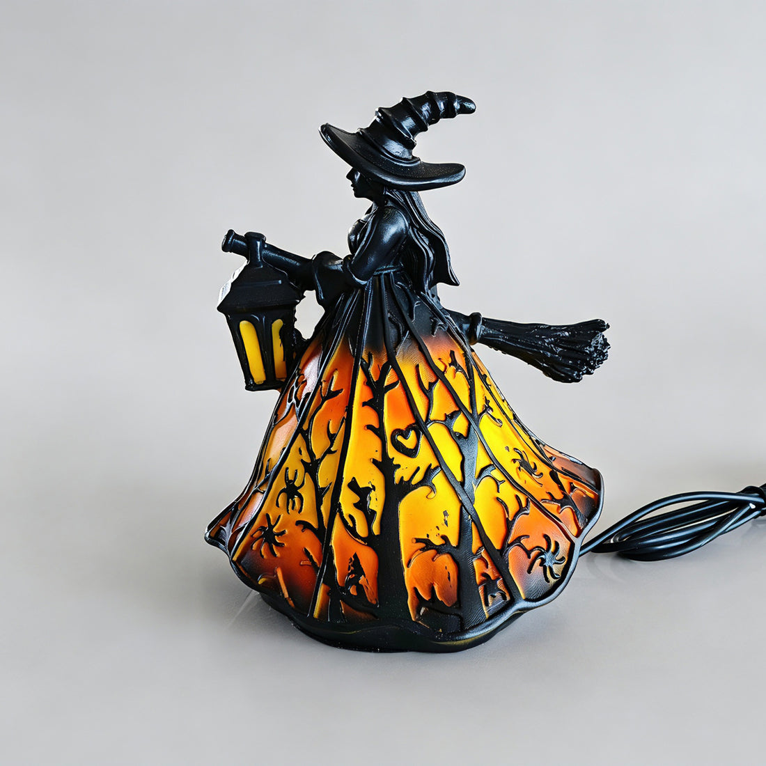 Halloween Witch Decoration Ornaments Witch Desktop Lamp