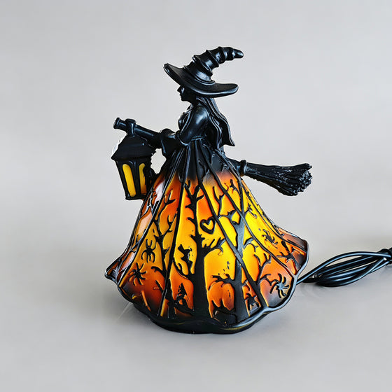 Halloween Witch Decoration Ornaments Witch Desktop Lamp
