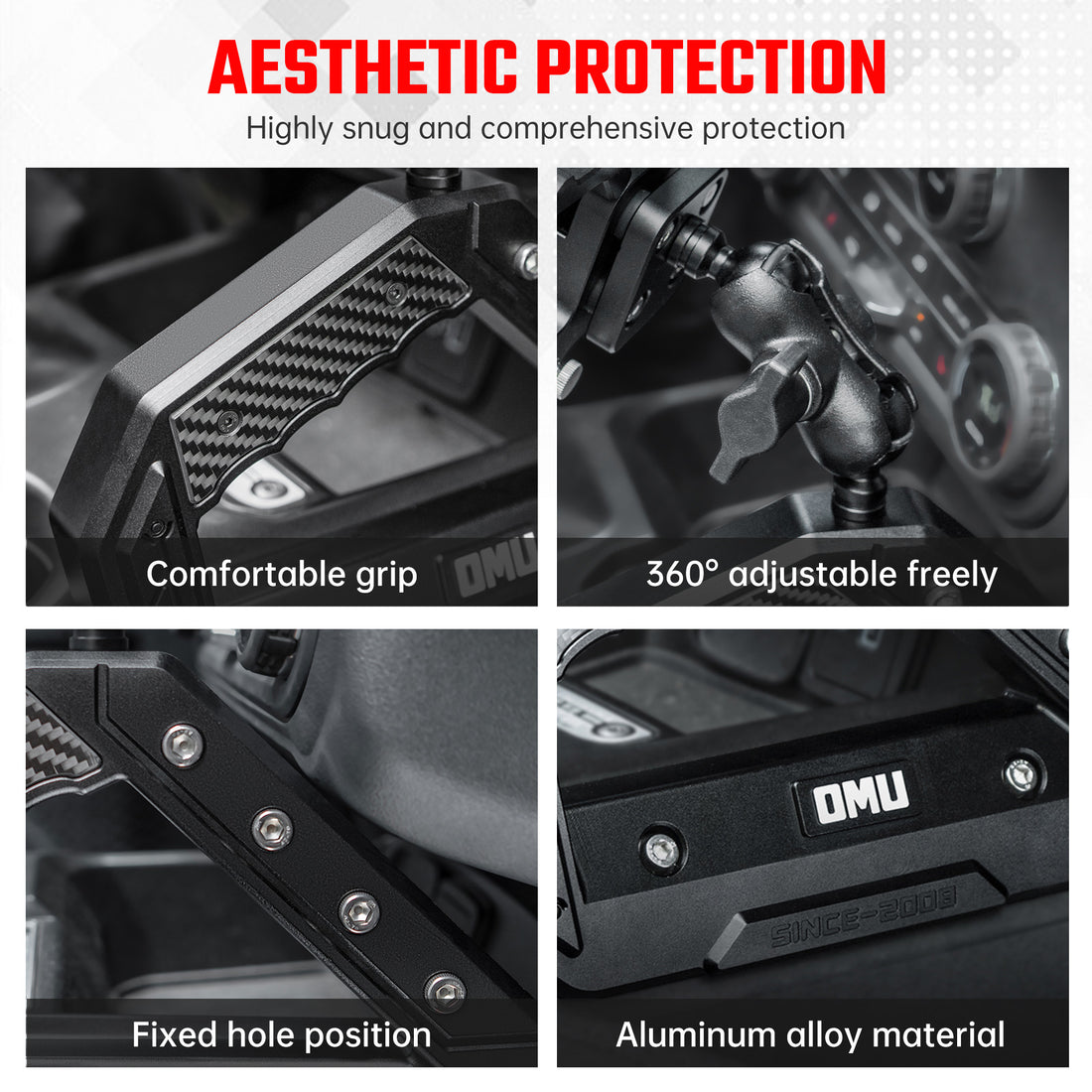 Bronco grab handle phone mount packaging contents