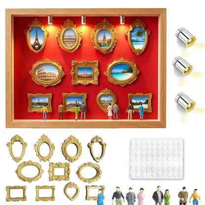 DIY Mini Museum Silhouette Shadow Box Kit