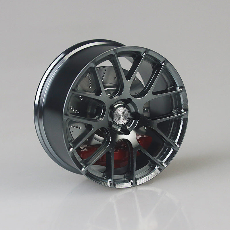 Aluminum Alloy Rotating Wheel Hub Car Magnetic Air Vent Fidget Spinner Ornament
