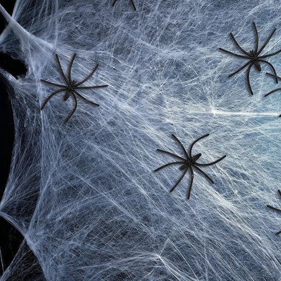 Halloween Spider Cotton Decoration Set