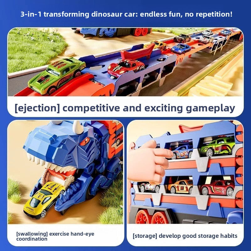 Transforming Dinosaur that Devours Cars