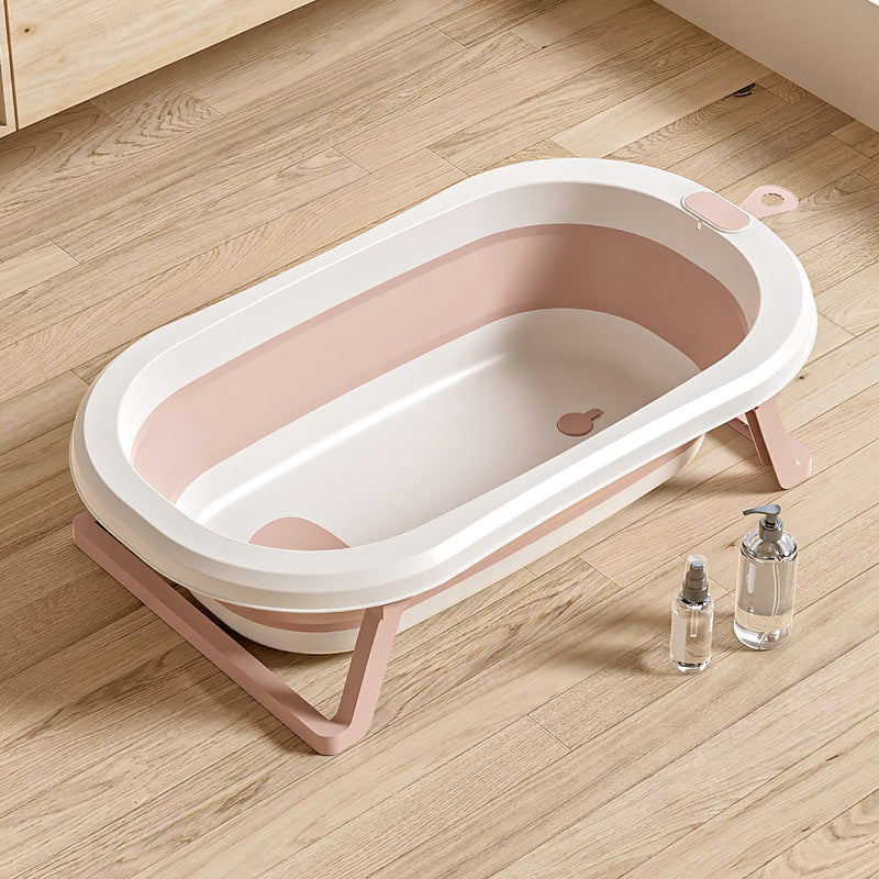 Foldable Baby Bathtub with Temperature Display
