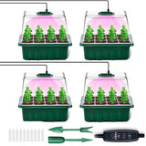 Thickened Plastic Seedling Pots with LED Grow Lights