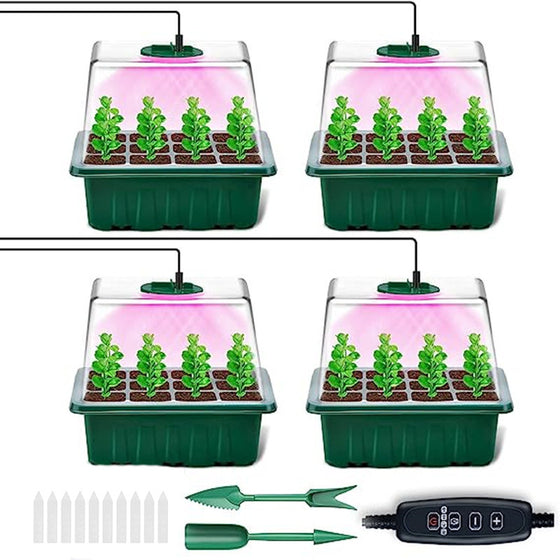 Thickened Plastic Seedling Pots with LED Grow Lights Garden & Outdoor product image 3