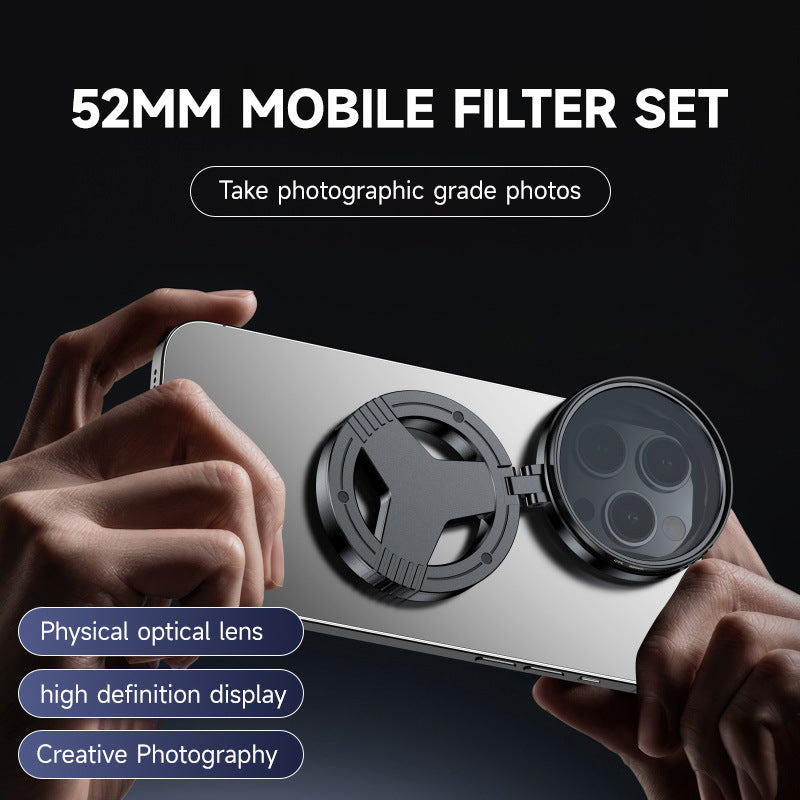 Magnetic Filter Lens for Smartphone Photography