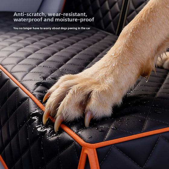 Car Pet Seat Cover Waterproof Oxford Fabric Rear Seat Dog Mat product image 4