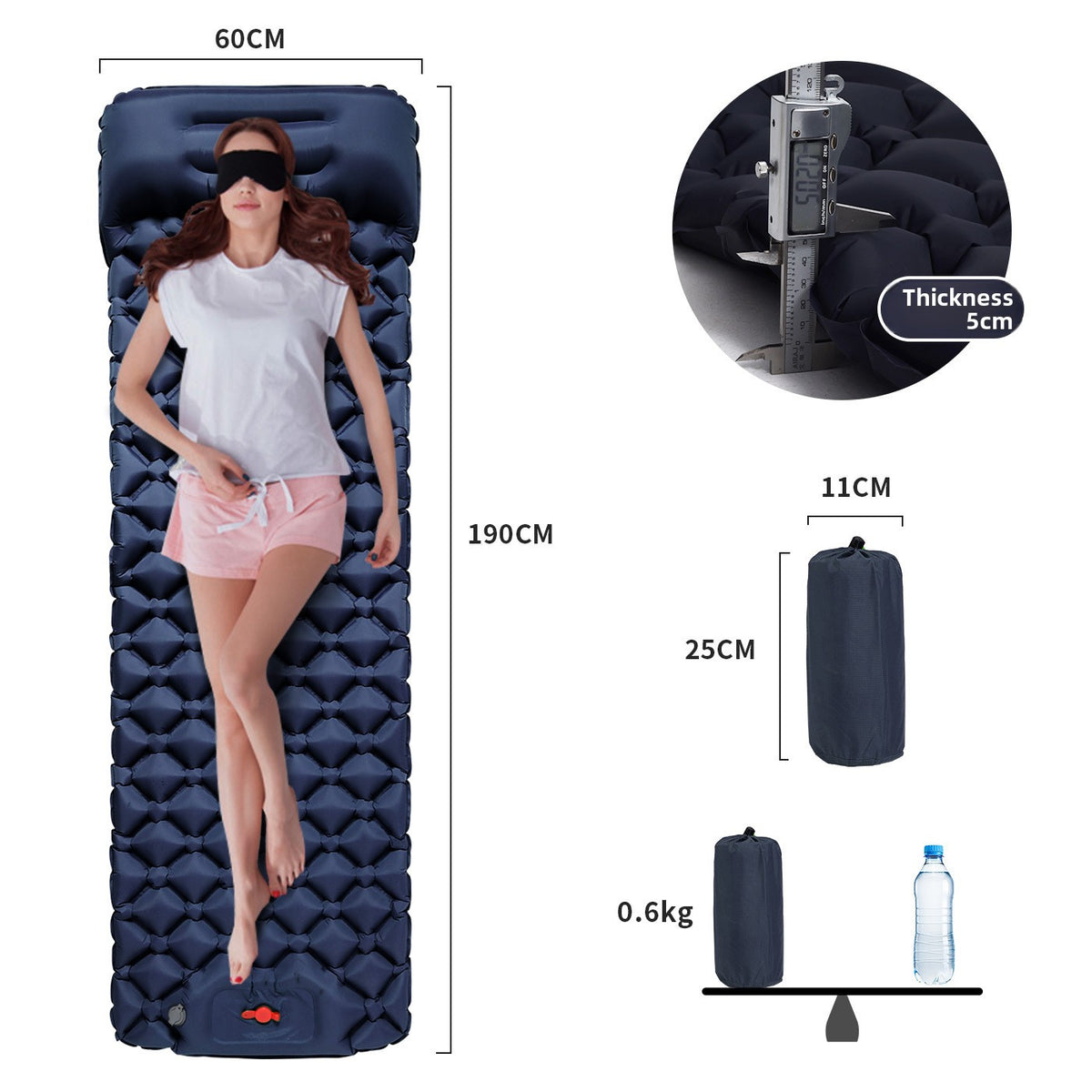 Portable Outdoor Inflatable Sleeping Pad