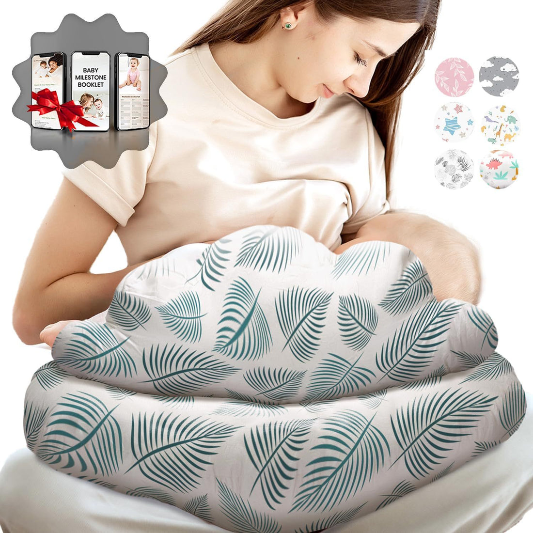 Multifunctional Detachable U-Shape Maternity and Nursing Pillow