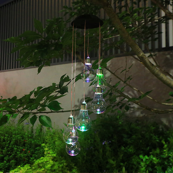 Solar Wind Chime Light with Color Gradient Garden & Outdoor product image 2