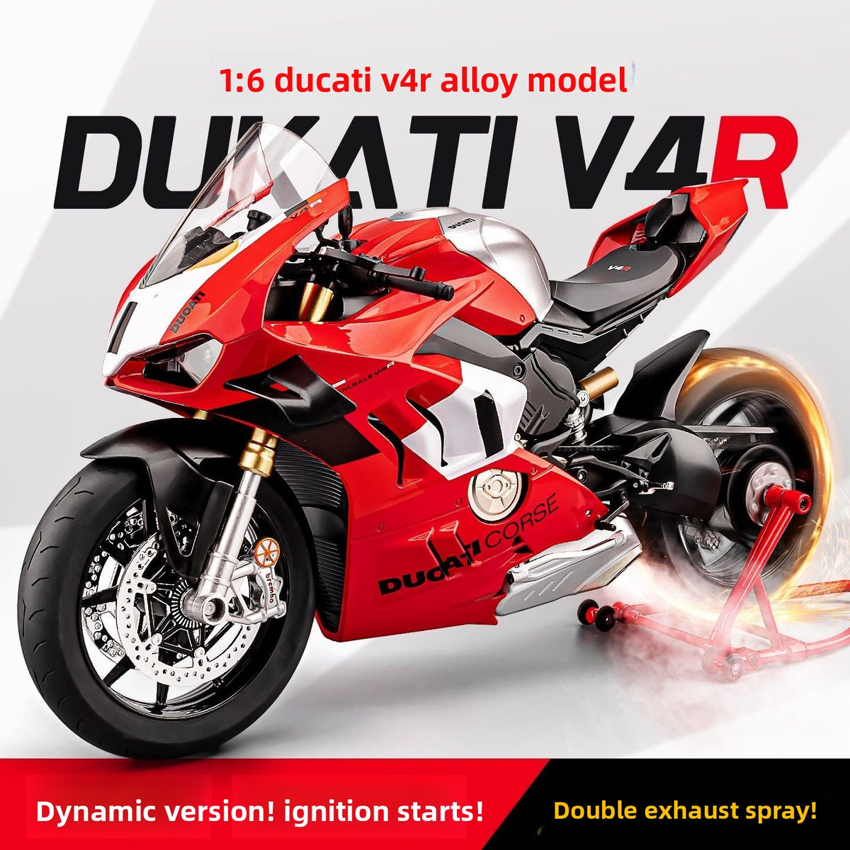 Ducati V4R Alloy Motorcycle Model