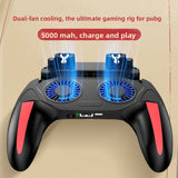 H10 Dual Fan Cooling Gaming Controller Grip