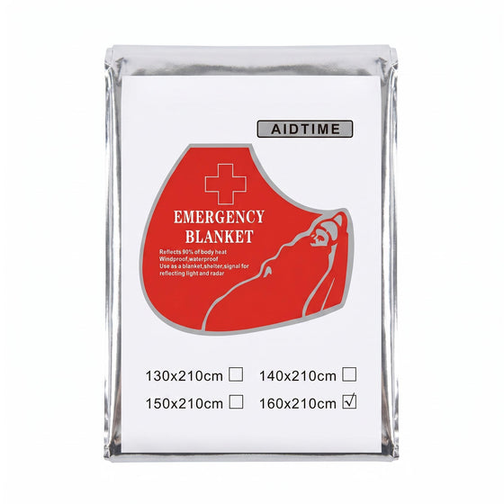 Portable Emergency Thermal Blanket for Outdoor Survival Camping & Hiking product image 5