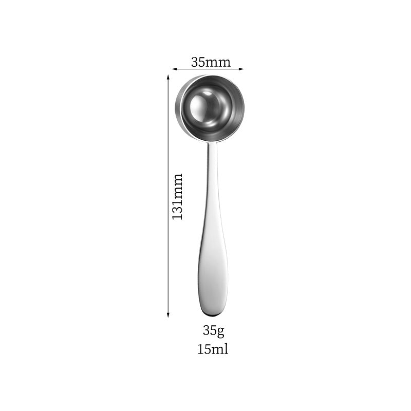 304 Stainless Steel Measuring Spoon with Engraved Markings for Kitchen and Baking
