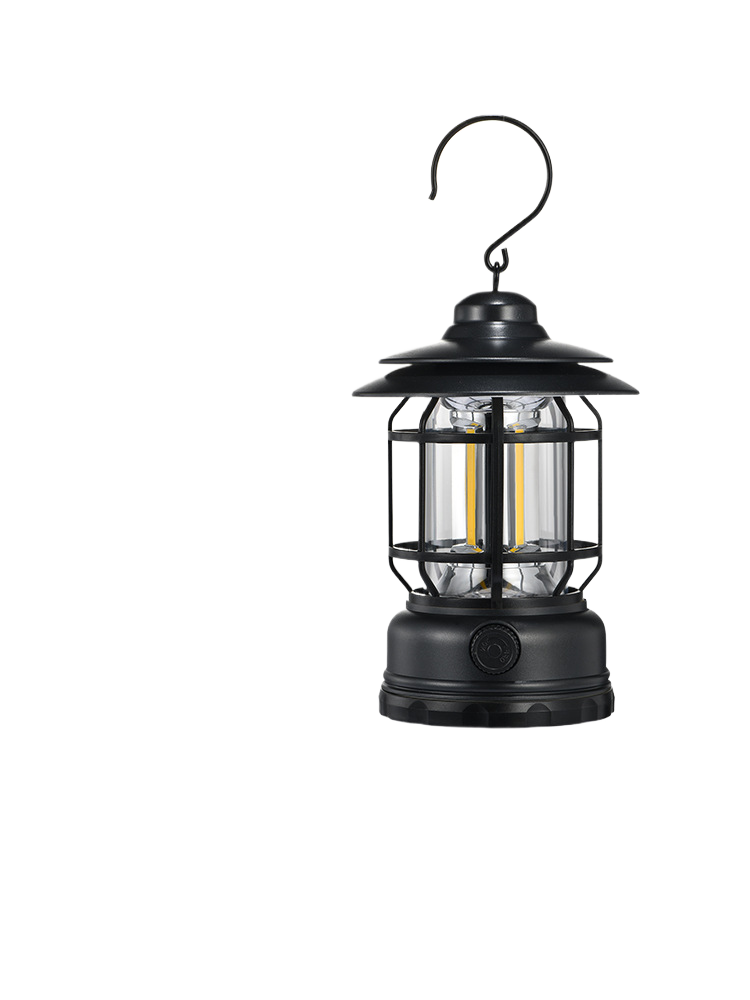 Retro Adjustable LED Camping Lamp