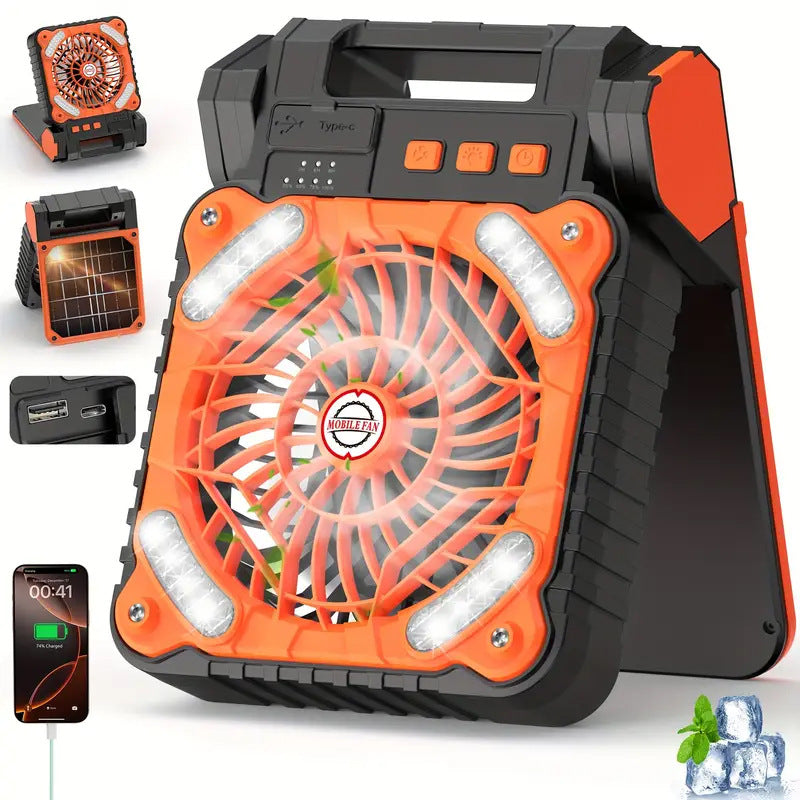 Solar Camping Fan