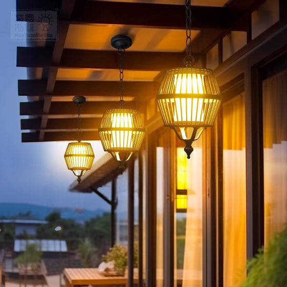 Outdoor solar-powered pendant light Floor & Pendant Lighting product image 3