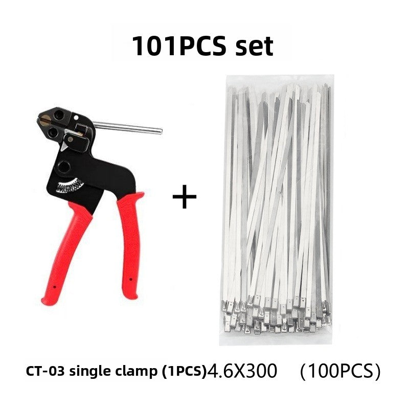 Self-locking Ribbon Clamp Tool