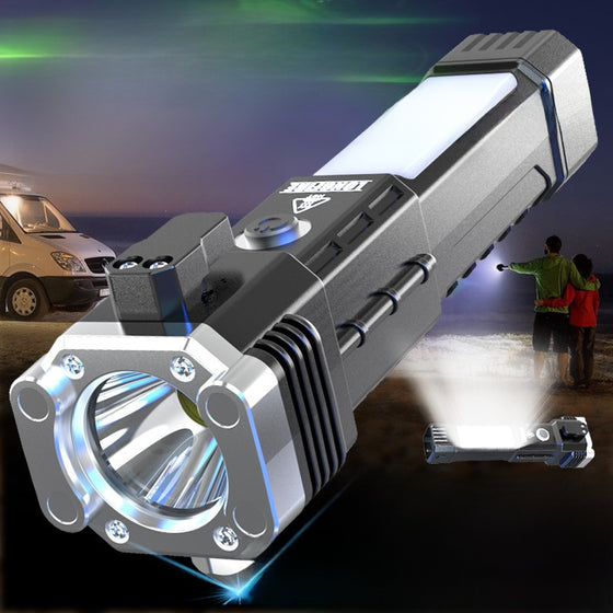 Multifunction LED Flashlight with Safety Hammer Survival & Emergency product image 3