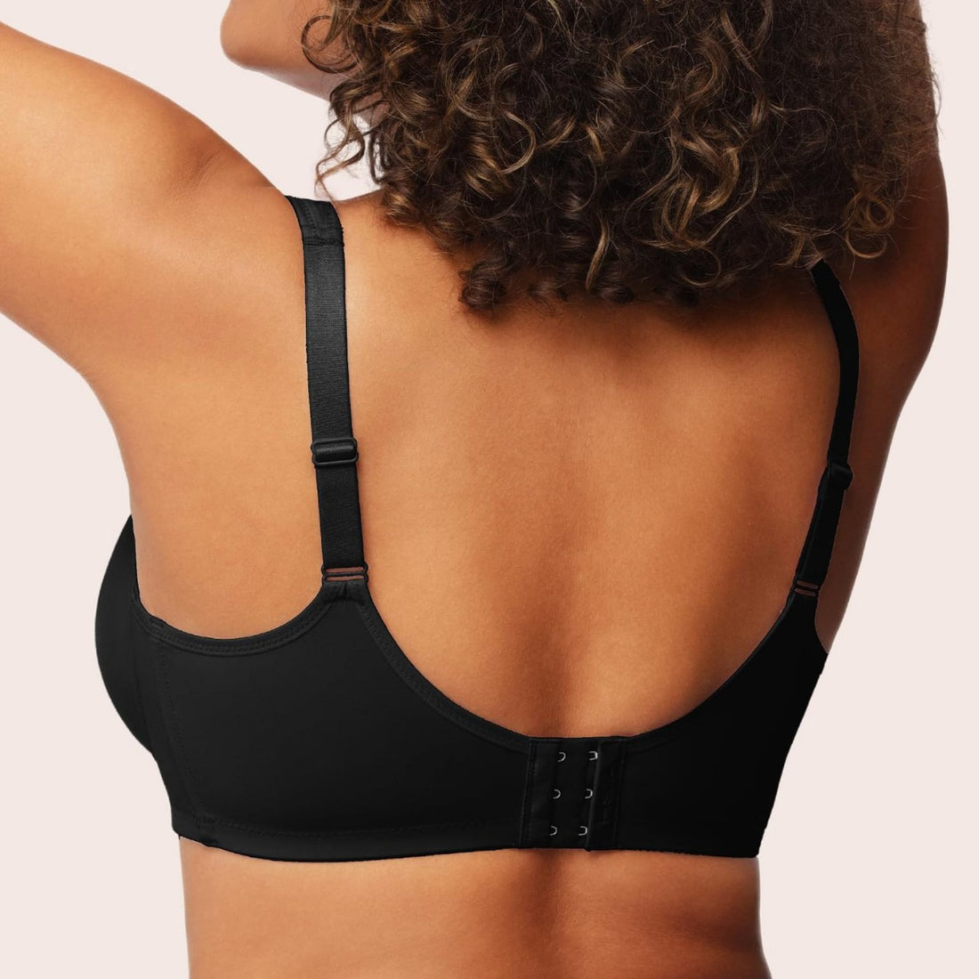 Women's Plus Size Full Cup Underwire Bra Unlined Breathable T-Shirt Bra with Wide Size Range