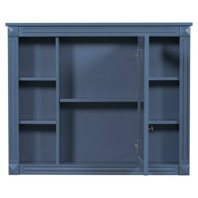 Modern Wall Mounted Bathroom Mirror Storage Cabinet1