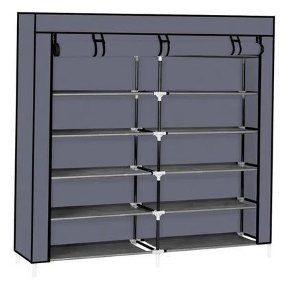 7 Tier Portable Shoe Rack With Cover