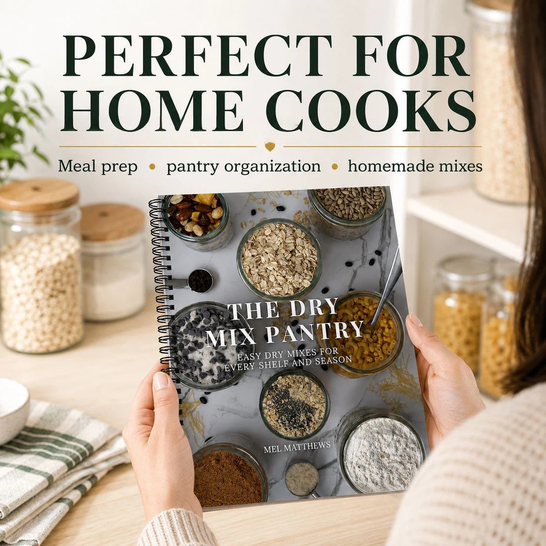 The Dry Mix Pantry Home Dry Mix Powder Recipe Manual A4 Coil Bound Notebook