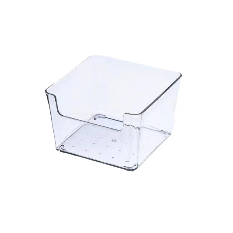 Small clear PET open-top desktop storage box, photo 4