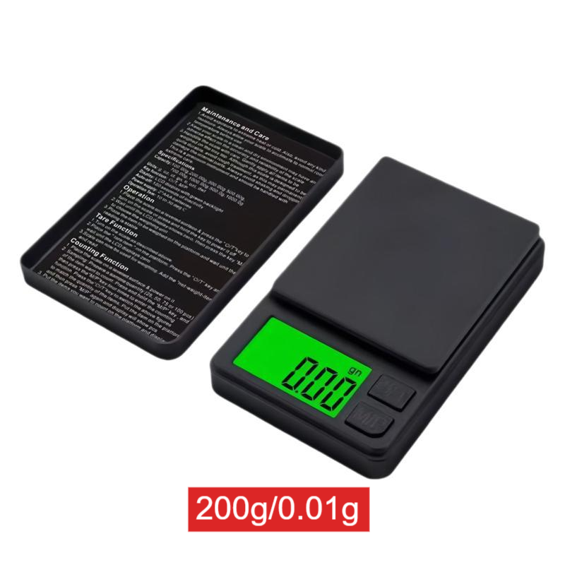 Mini High Precision Digital Pocket Scale 1000g/0.01g LCD Backlight Jewelry Gold Baking Kitchen Weighing Scale
