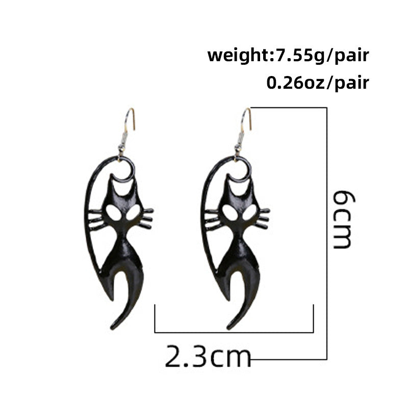 Spooky Halloween Themed Alloy Earrings