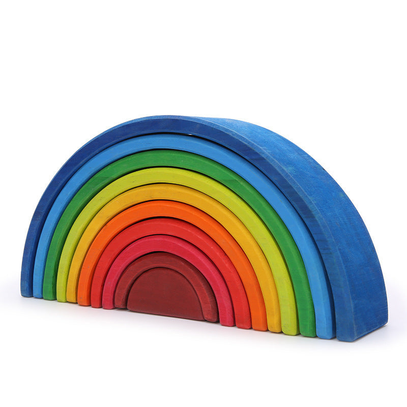 Creative Rainbow Wooden Building Blocks product image 8