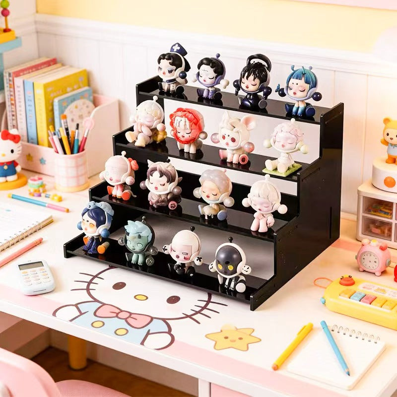 Acrylic Tiered Display Stand for Cosmetics and Collectibles