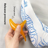 Foot Acupoint Massage Socks with Meridian Illustration