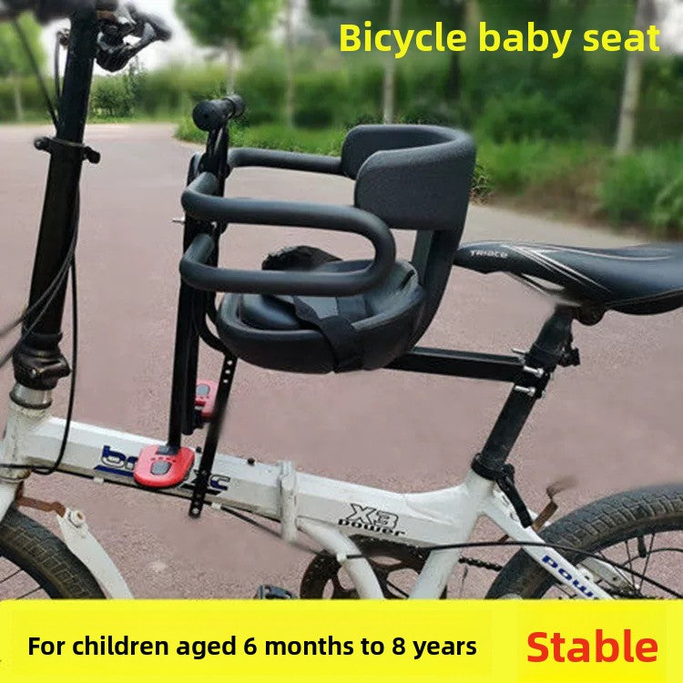 Front Mount Child Bicycle Seat with Safety Belt