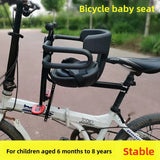 Front Mount Child Bicycle Seat with Safety Belt