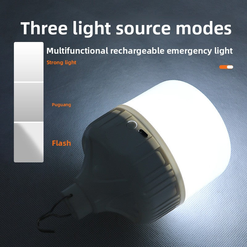 USB Rechargeable LED Emergency Light Bulb for Outdoor Camping