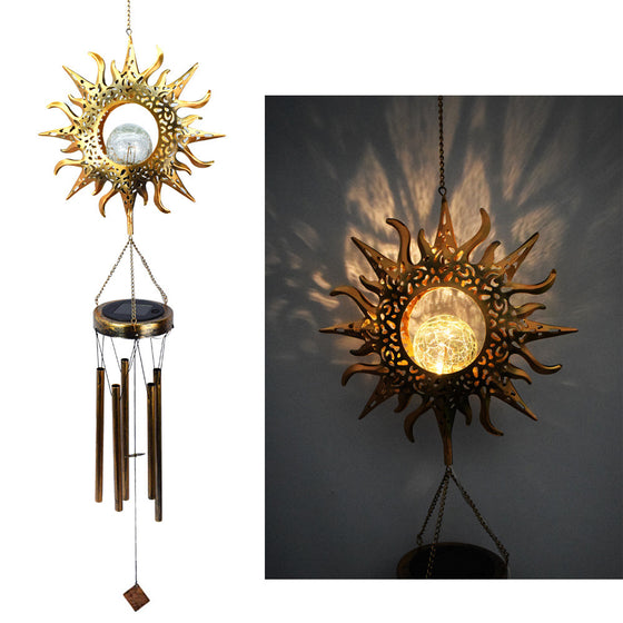 Solar Moon Wind Chime Lamp Garden & Outdoor product image 5