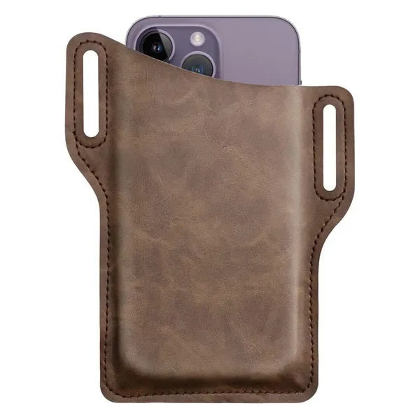 Phone holster size reference held in hand