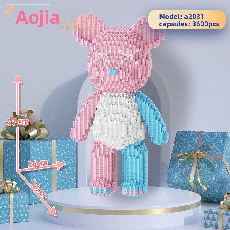 Bear building blocks, large building block bear figure, photo 2